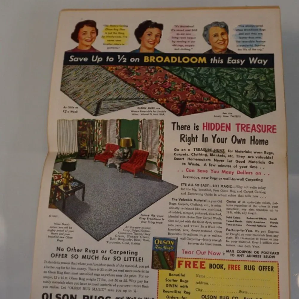 2 Issues The Workbasket Magazine 1958 Vintage Publication Home and Needlecraft